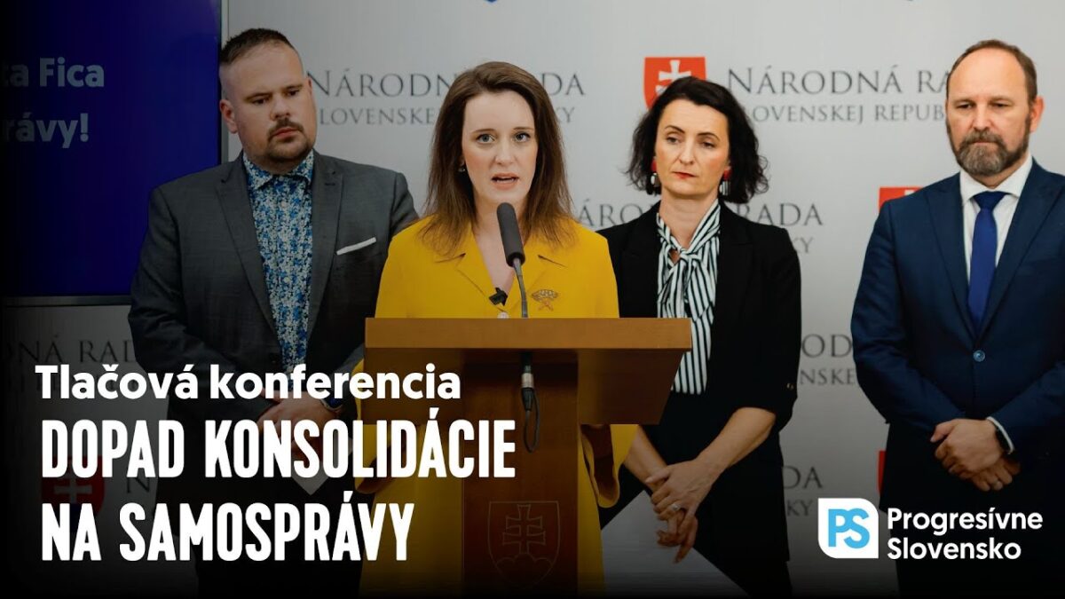 Dopad konsolidácie na samosprávy | Tlačová konferencia PS, 18. september 2025