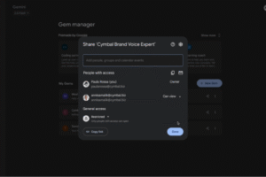 Ako zdieľať vlastných AI expertov z Gemini s priateľmi.