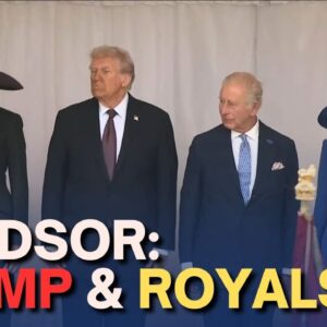 Kráľovský deň Trumpa – Kráľ Karol hostí amerického prezidenta na Windsorsk...