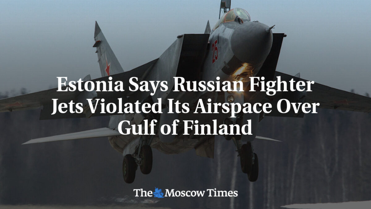 Estónsko tvrdí, že ruské stíhačky narušili jeho vzdušný priestor nad Fínskym zálivom