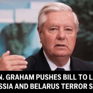 Lindsey Graham informuje o návrhu zákona označujúceho Rusko a Bielorusko za štát...