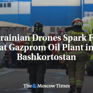 Ukrajinské drony spôsobili požiar v ropnom závode Gazpromu v Baškortostane