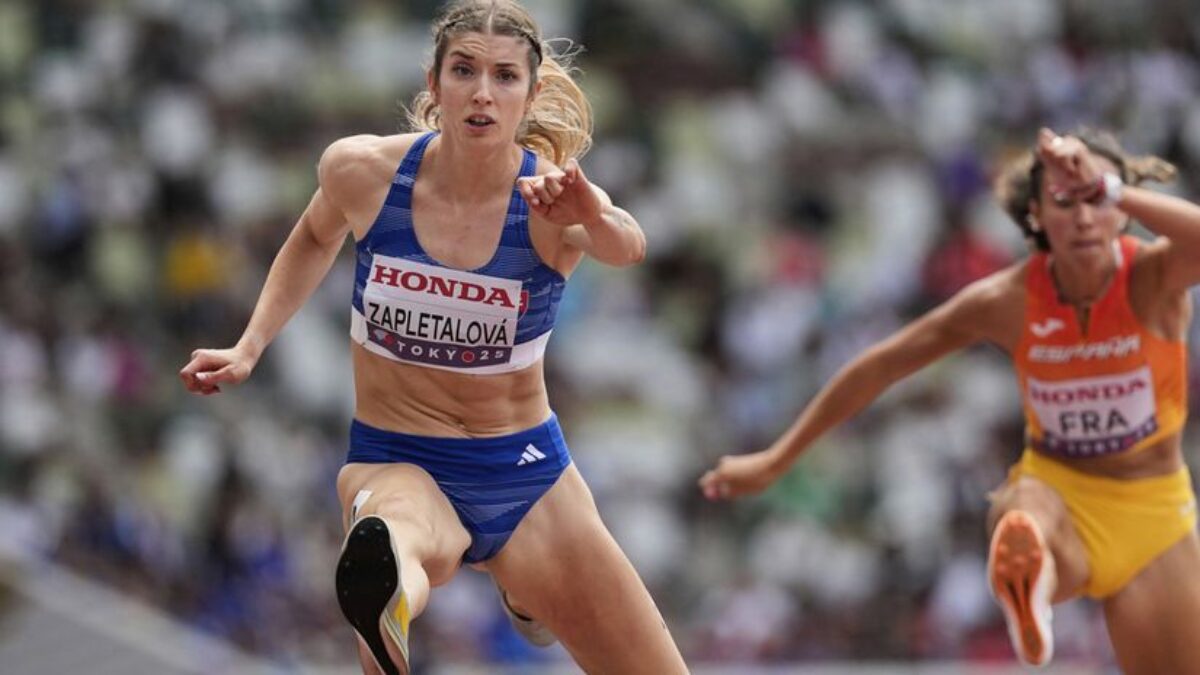 Výborný čas a postup. Zapletalová bude na atletických MS bojovať o medailu
