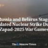 Rusko a Bielorusko nacvičujú simulovaný jadrový útok počas vojnových hier Zapad-...
