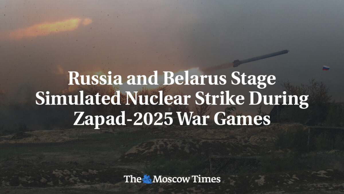 Rusko a Bielorusko nacvičujú simulovaný jadrový útok počas vojnových hier Zapad-2025