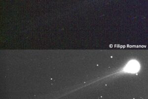 Nový nebeský návštevník. Kométu s chvostom cez pol oblohy potvrdil český astronó...