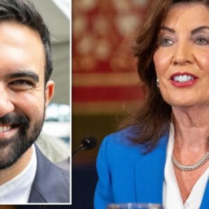 Kathy Hochulová podporila socialistu Zohrana Mamdaniho len pár dní po tom, čo sa...