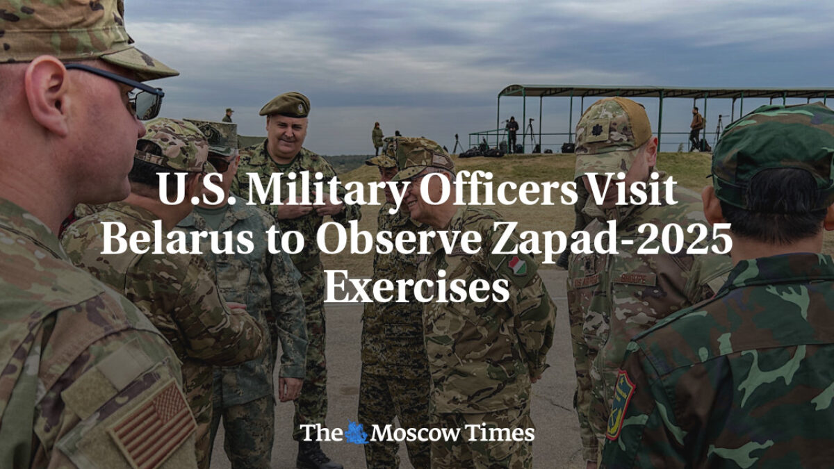 Americkí vojenskí dôstojníci navštívia Bielorusko, aby pozorovali cvičenie Zapad-2025