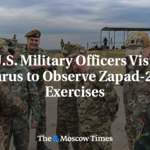 Americkí vojenskí dôstojníci navštívia Bielorusko, aby pozorovali cvičenie Zapad...