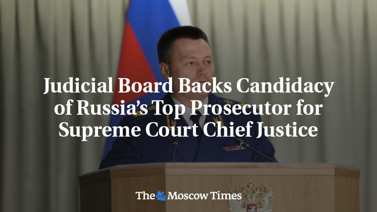 Súdna rada podporuje kandidatúru ruského najvyššieho prokurátora na post predsedu Najvyššieho súdu