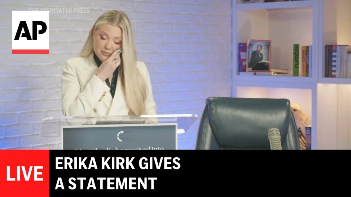 Erika Kirk, vdova po Charlie Kirkovi, prehovorila (celé vyhlásenie)