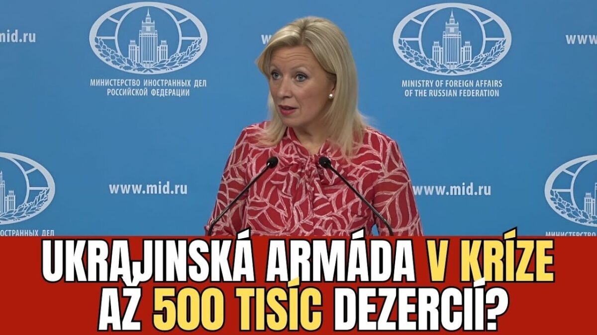 Mária Zacharovová (12.09.25) : Tlačová konferencia. Téma dezercie na Ukrajine | TVOTV