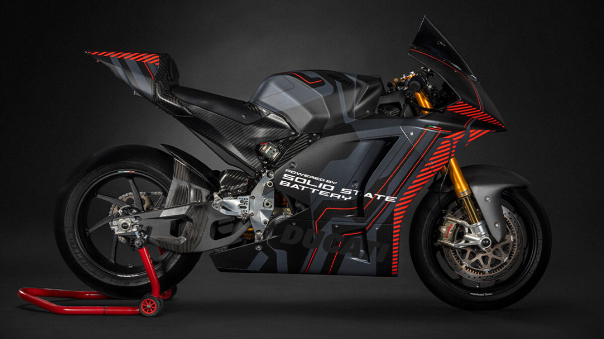 Ducati s batériami budúcnosti