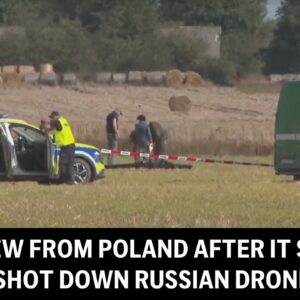 Výhľad z Wohyňa, Poľsko hlási vniknutie ruských dronov na jeho územie.