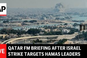 Katarský minister zahraničných vecí informuje po izraelskom útoku zameranom na l...