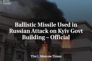 Balistická raketa použitá pri ruskom útoku na vládnu budovu v Kyjeve – Oficiálne