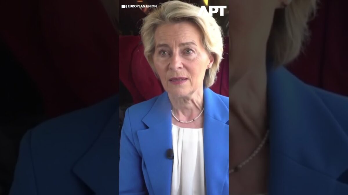 Ukrajina sa musí stať „oceľovým ježkom“ proti agresorom, hovorí von der Leyen z EÚ.