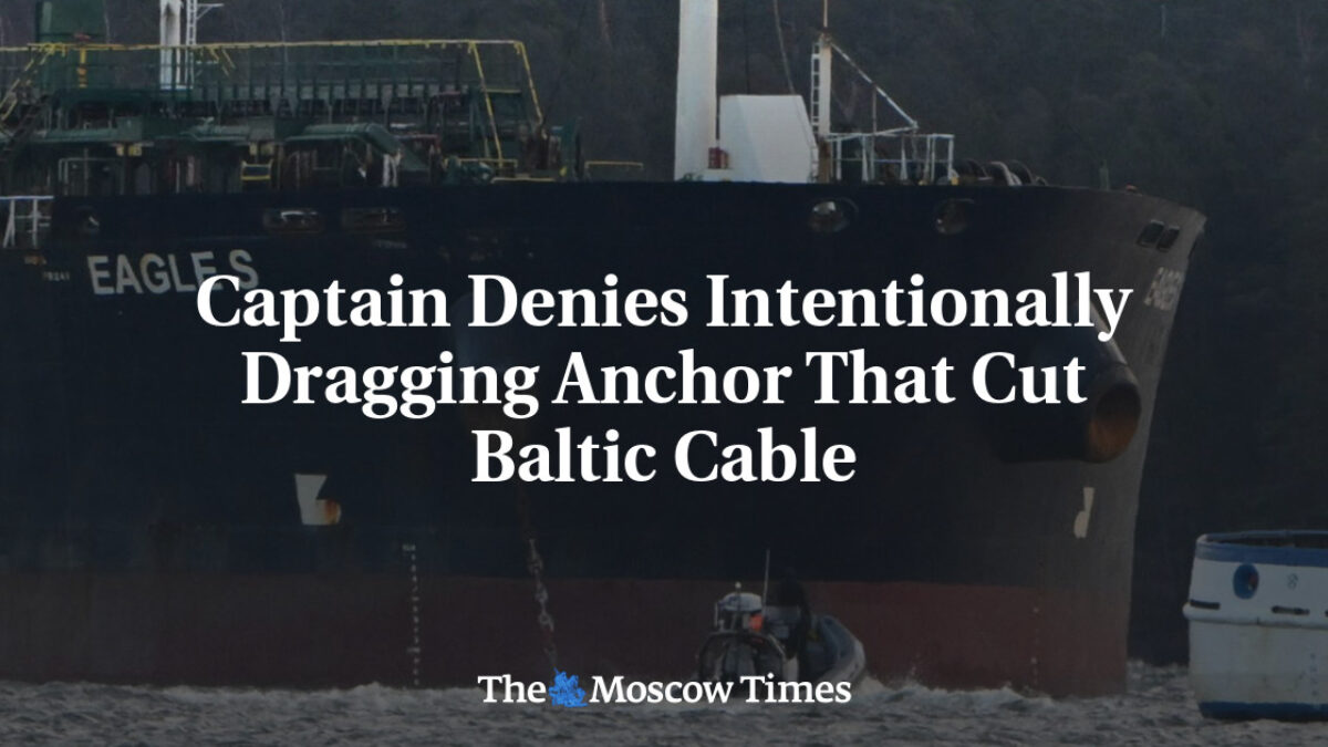 Kapitán popiera, že úmyselne ťahal kotvu, ktorá pretrhla baltský kábel