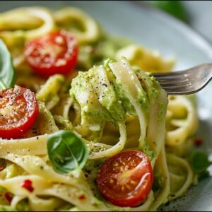 Avokádové cestoviny bleskovo