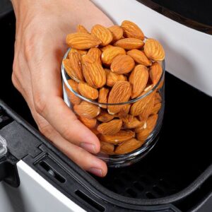 Mandľové prekvapenie z fritézy.