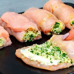 Zmiznú za minútu! Rozplývajúce sa kuracie prsia Valais.