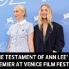 Amanda Seyfried a Thomasin McKenzie na premiére filmu ‘The Testament of Ann Lee’...