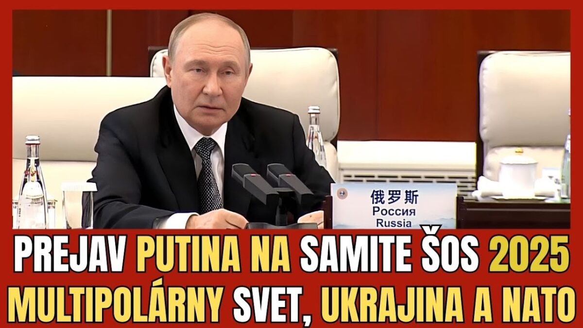 Príhovor Vladimira Putina na samite ŠOS 2025. Multipolárny svet, Ukrajina a spolupráca| TVOTV