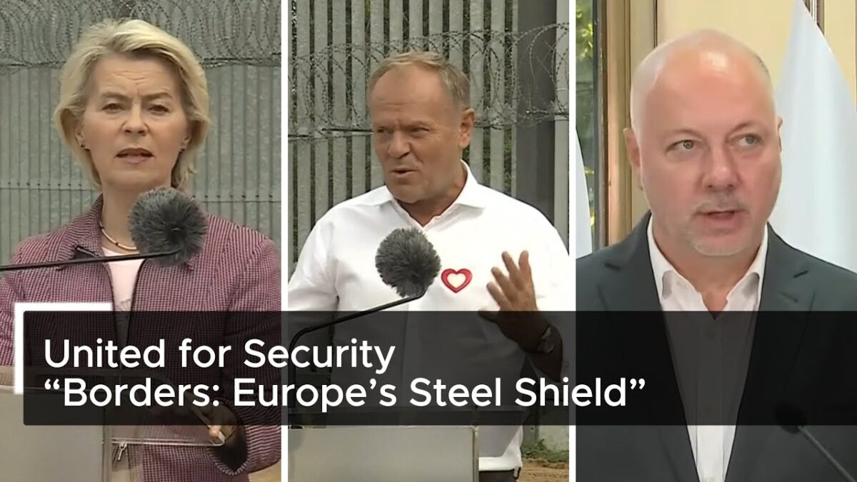 „Nikto nás nezastraší“ – Von der Leyenová a Tusk predvádzajú odhodlanie EÚ strážiť hranice!