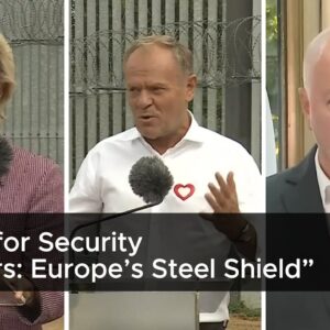 „Nikto nás nezastraší“ – Von der Leyenová a Tusk predvádzajú o...