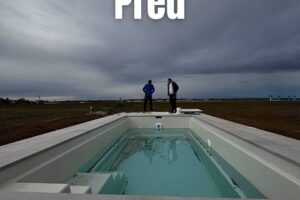 Montáž zastrešenia a zazimovanie bazéna. Všetko zvládnuté v priebehu jedného dňa...