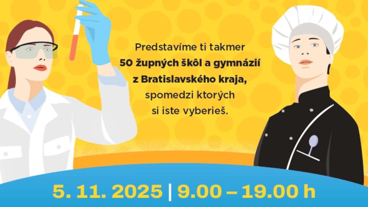 Kam na strednú školu? Všetky župné školy na jednom mieste – už 5. novembra v Bory Mall BSK: Kam na strednú školu? Všetky župné školy na jednom mieste – už 5. novembra v Bory Mall
