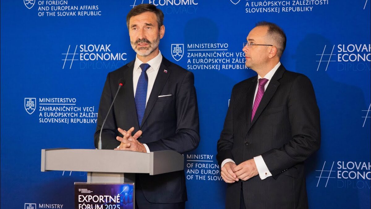 Tlačová konferencia v rámci Exportného fóra 2025