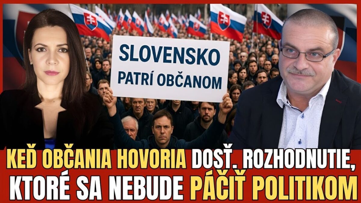 Jaroslav Sedlák: Berme veci do vlastných rúk – Slovensko patrí občanom, nie stranám | TVOTV