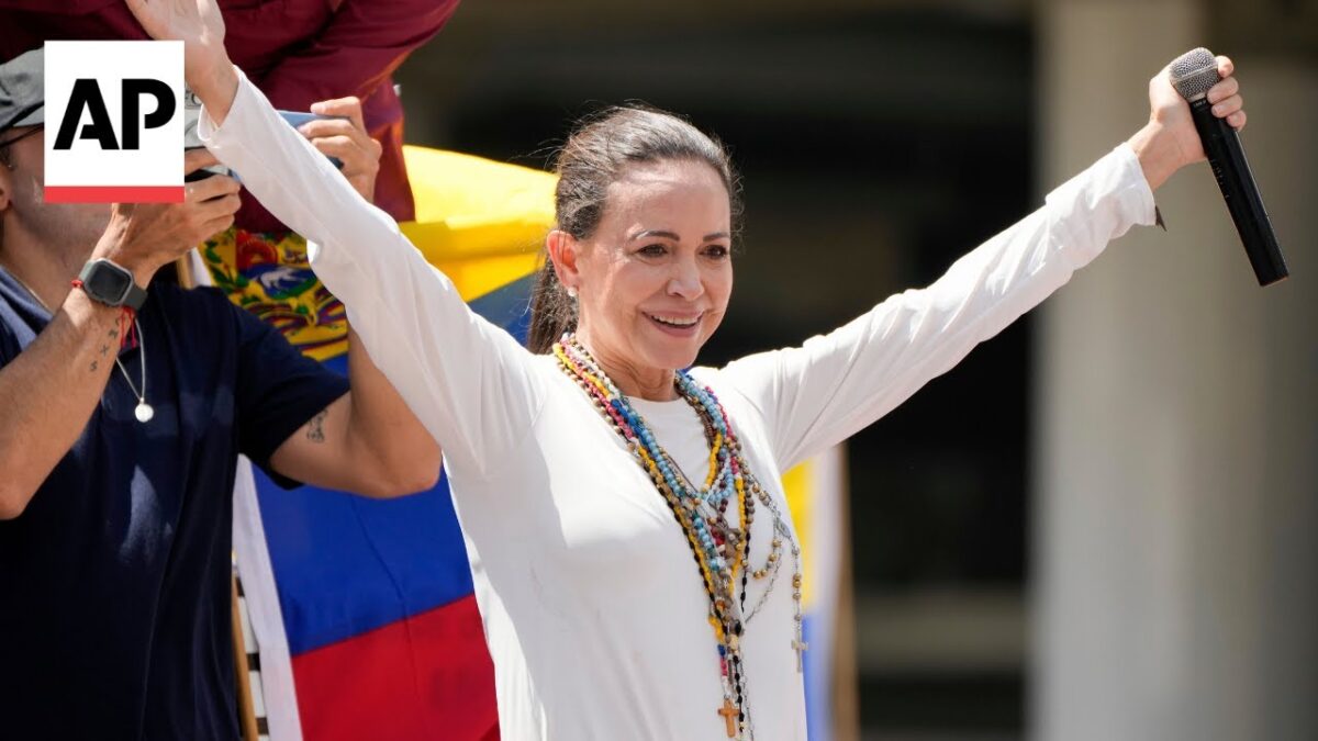 María Corina Machado z Venezuely získala Nobelovu cenu za mier