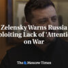 Zelenskyj varuje, že Rusko využíva nedostatok „pozornosti“ venovanej...