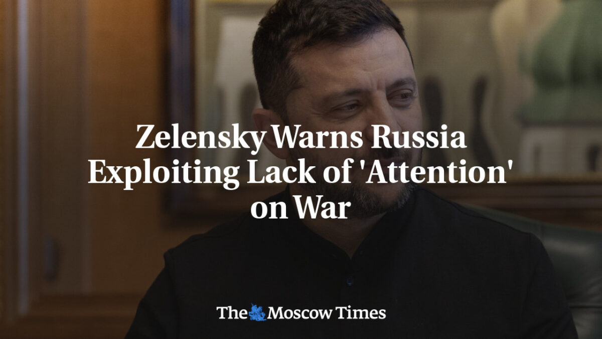 Zelenskyj varuje, že Rusko využíva nedostatok „pozornosti“ venovanej vojne