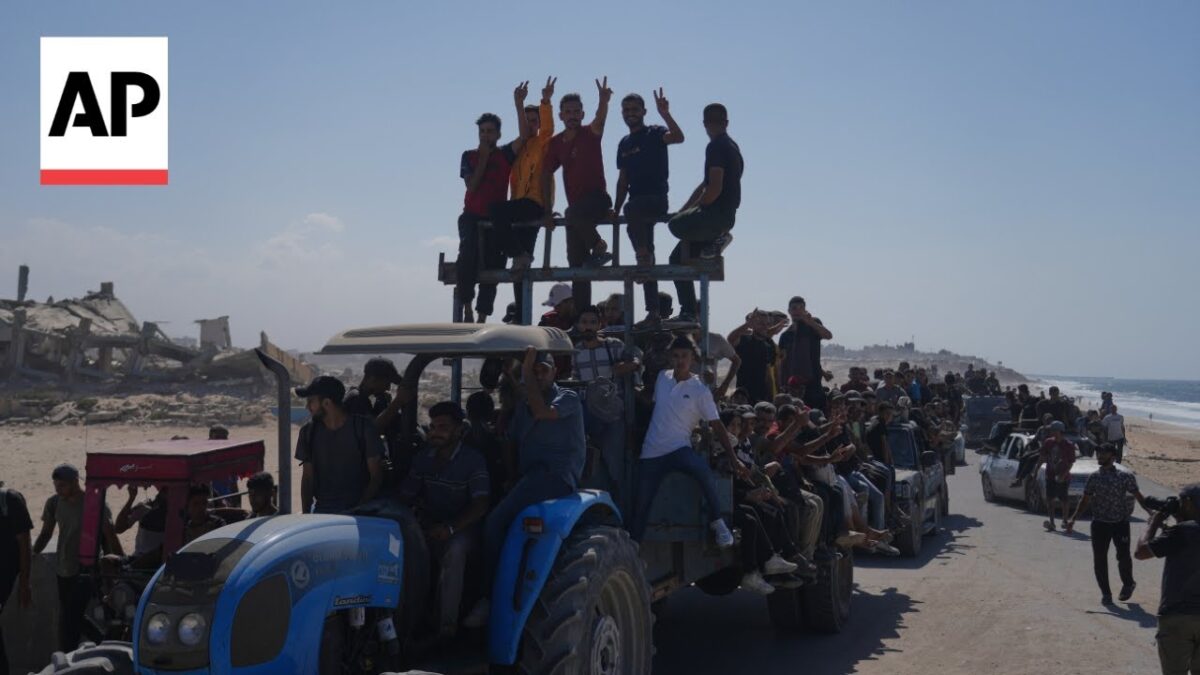 Desaťtisíce Palestínčanov sa začínajú vracať do severnej Gazy.