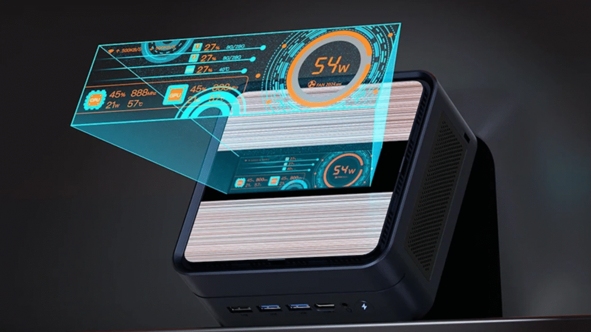 8-jadrový AMD Ryzen Mini PC zvládne štyri 8K monitory, má dva SSD sloty, dva Ethernet porty a dokonca aj malý LCD displej – no dôverovali by ste značke, o ktorej ste nikdy nepočuli?