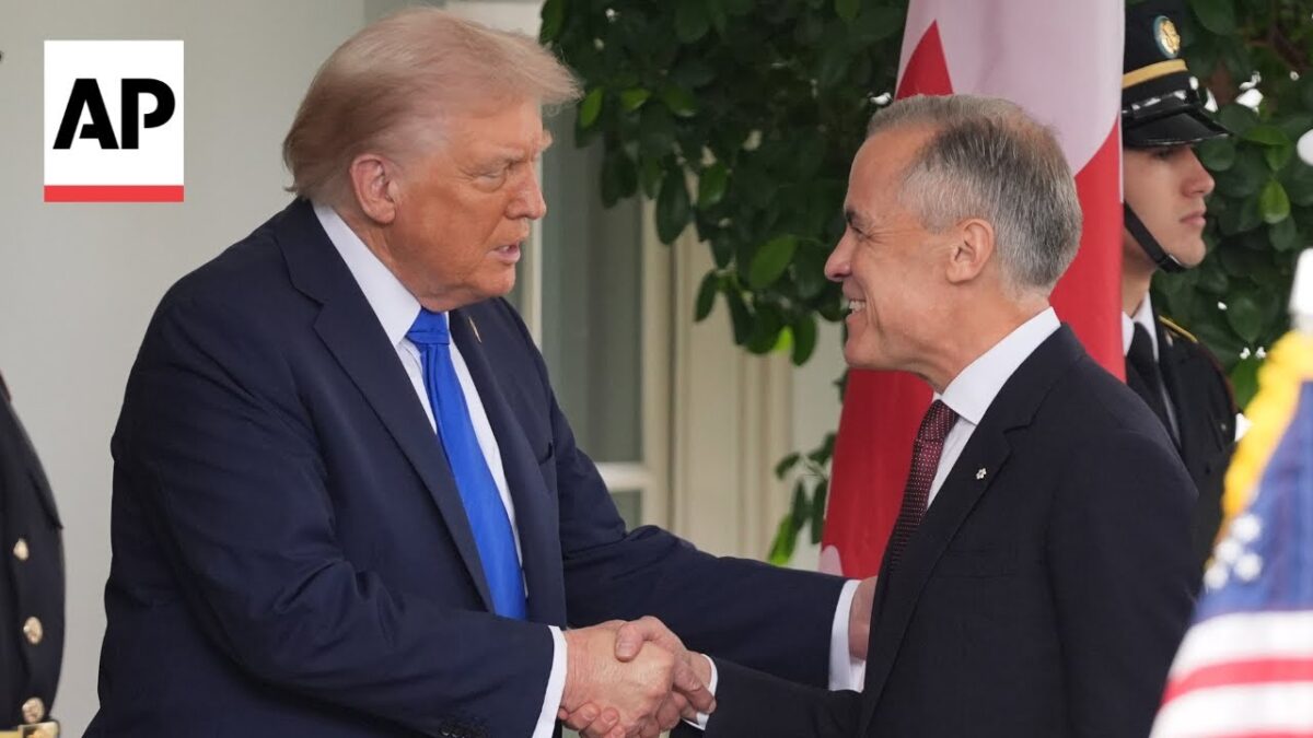 Trump prijíma kanadského premiéra Marka Carneyho v Bielom dome