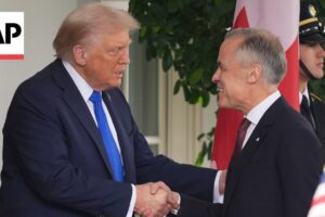 Trump prijíma kanadského premiéra Marka Carneyho v Bielom dome