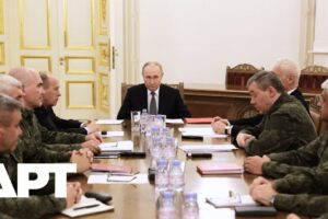 Putin priamo prikazuje generálom postup, ochranu civilistov a zabezpečenie víťazstva Putin priamo prikazuje generálom postup, ochranu civilistov a zabezpečenie víťaz...