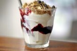 Test jogurtov s chrumkami