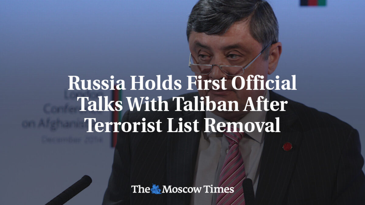 Rusko vedie prvé oficiálne rozhovory s Talibanom po odstránení zo zoznamu teroristov