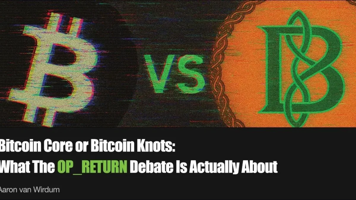 O čom je v skutočnosti debata o OP_RETURN.