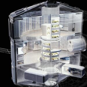 Prehliadka najmodernejšej vesmírnej stanice. Má skleník a centrifúgu.