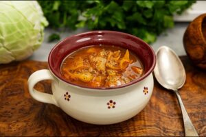 Kapustová polievka – liek pre žalúdok.