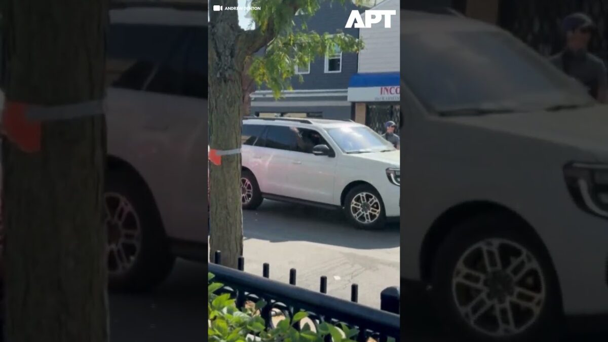 Protest proti ICE: Zásah dymovnicou.