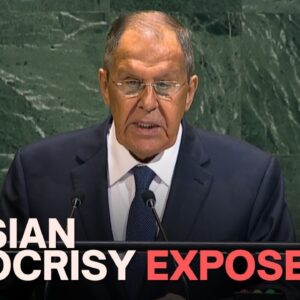 Cynické! Lavrov plače za Gazu, zatiaľ čo Rusko bombarduje Ukrajinu.