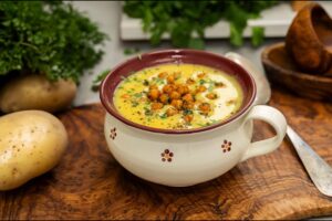 Takže ste ešte nikdy nejedli zemiakovú polievku! Krémová, vegánska a neskutočne ...