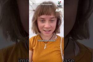 Grety Thunberg vopred nahraná správa po izraelskom zásahu proti flotile Grety Thunberg vopred nahraná správa po izraelskom zásahu proti flotile s pomoco...